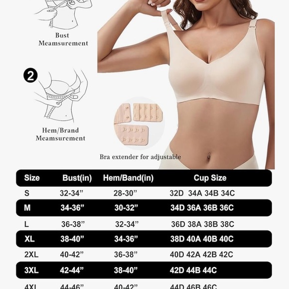 Pink Seamless Bra - Picture 4 of 5